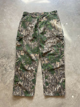 Load image into Gallery viewer, Vintage Mossy Oak Shadow Leaf Camo Adjustable Waist Pants (XL)