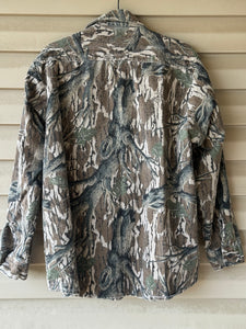 90’s Northwest Territories Mossy Oak Treestand Chamois Shirt (L) 🇺🇸