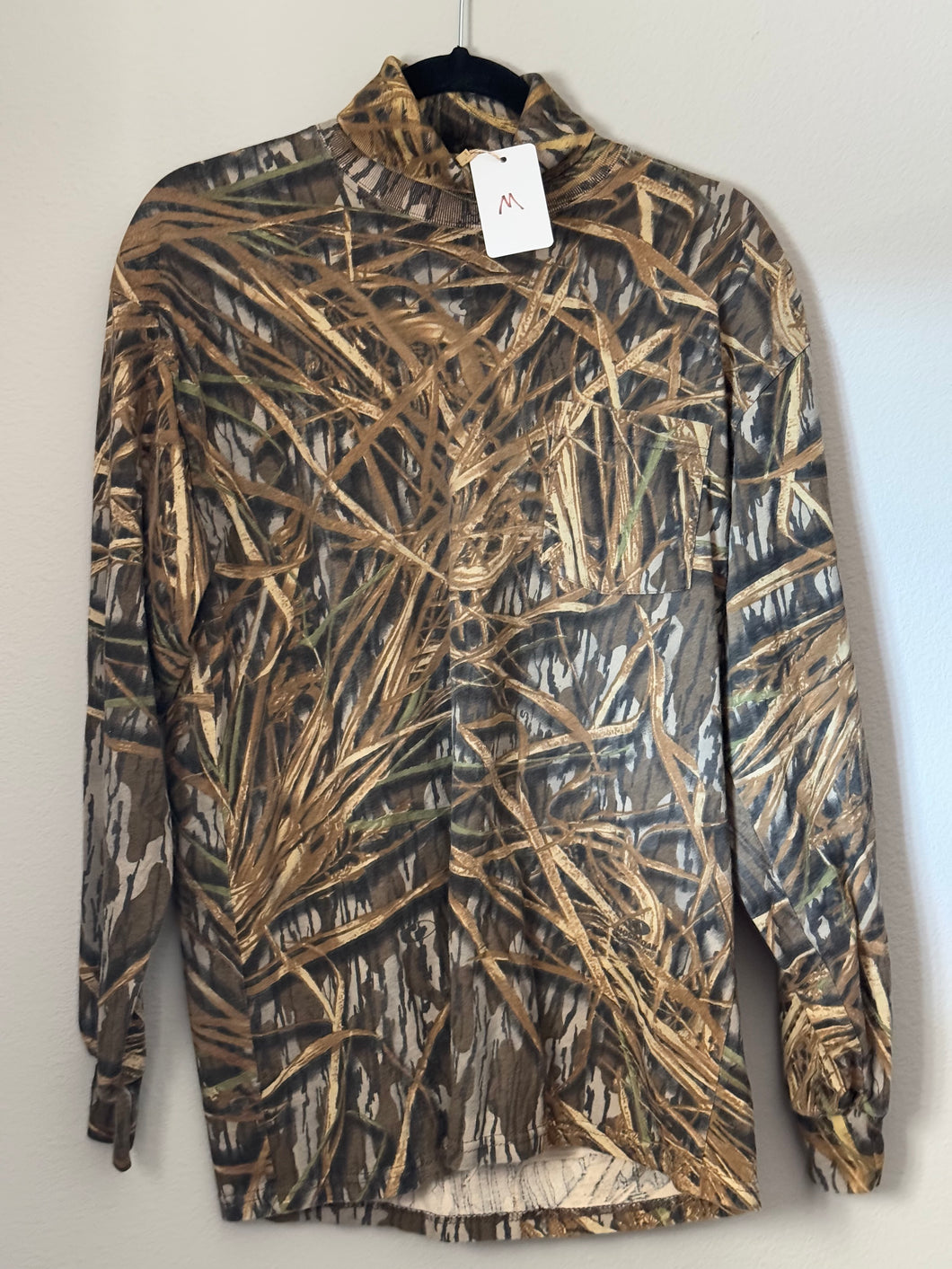 00’s Mossy Oak Shadowgrass Turtleneck Shirt (M)