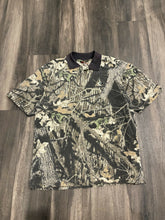 Load image into Gallery viewer, Vintage Mossy Oak Breakup Camo Polo Shirt (2XL)