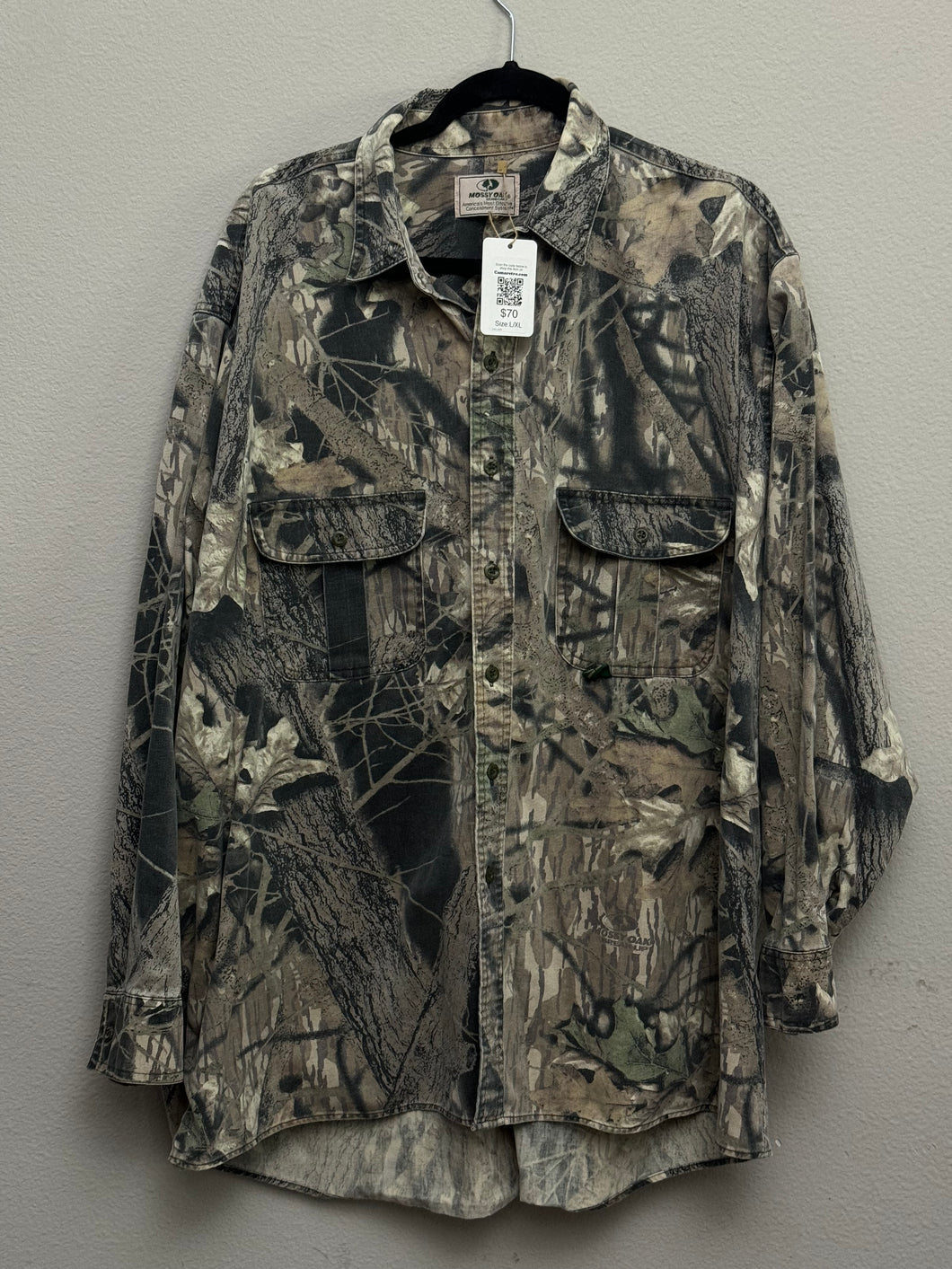 90’s Mossy Oak Break Up Shirt (L/XL)