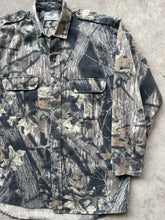 Load image into Gallery viewer, Vintage MossyOak Breakup Gen 1 Camo Shooter Shirt (XL)