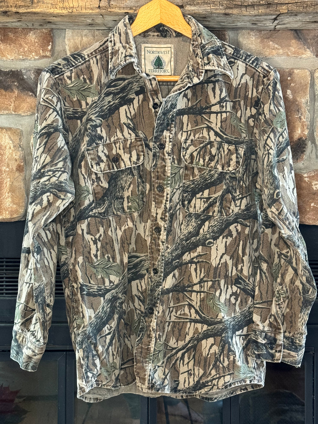 90’s Northwest Territory Mossy Oak Treestand Shirt (M) 🇺🇸 – Camoretro