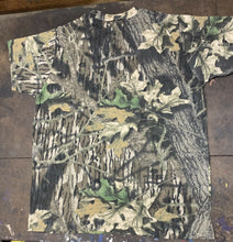 Load image into Gallery viewer, Vtg 90s Mossy Oak Break Up Camo T Shirt XL AOP Made in USA DEADSTOCK NOS