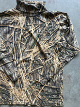 Load image into Gallery viewer, Vintage Mossy Oak Shadow Grass Camo Mock Neck Shirt (M)