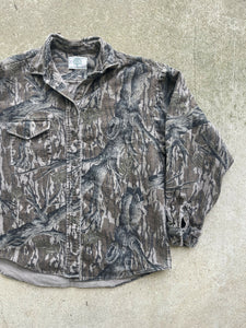 Vintage MossyOak 90’s TreeStand Camo Chamois(S/M)