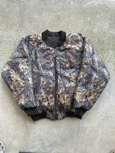 Vintage Realtree Advantage Puffy Bomber Jacket (L/XL)