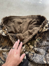 Load image into Gallery viewer, Vintage Mossy Oak Breakup Camo Fleece Reversible Pants (XL)