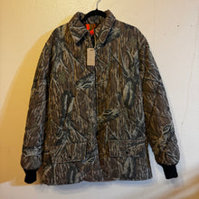 Load image into Gallery viewer, 90’s Mossy Oak Treestand Reversible Blaze Orange Old School Camo Jacket (L) 🇺🇸