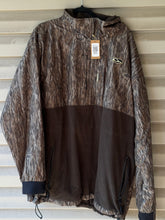 Load image into Gallery viewer, Drake Mossy Oak Bottomland 1/4 Zip Pullover Jacket (XXL)