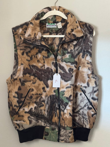 90’s World Famous Sports Realtree Advantage Fleece Vest (M) 🇺🇸