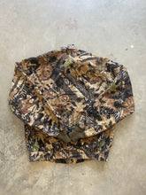 Load image into Gallery viewer, Vintage Mossy Oak Forest Floor Camo Zip Up Pullover Jacket (L)