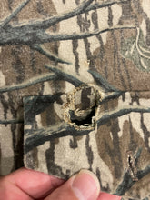 Load image into Gallery viewer, 1990’s Cabela’s Mossy Oak Treestand Camo Chamois Shirt (M/L)