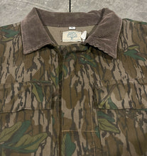 Load image into Gallery viewer, 80’s Mossy Oak Greenleaf Gray Corduroy Collar Jacket (XL) 🇺🇸