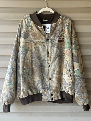 90’s Realtree Advantage Chevy Trucks Bomber Jacket (XL/XXL) 🇺🇸