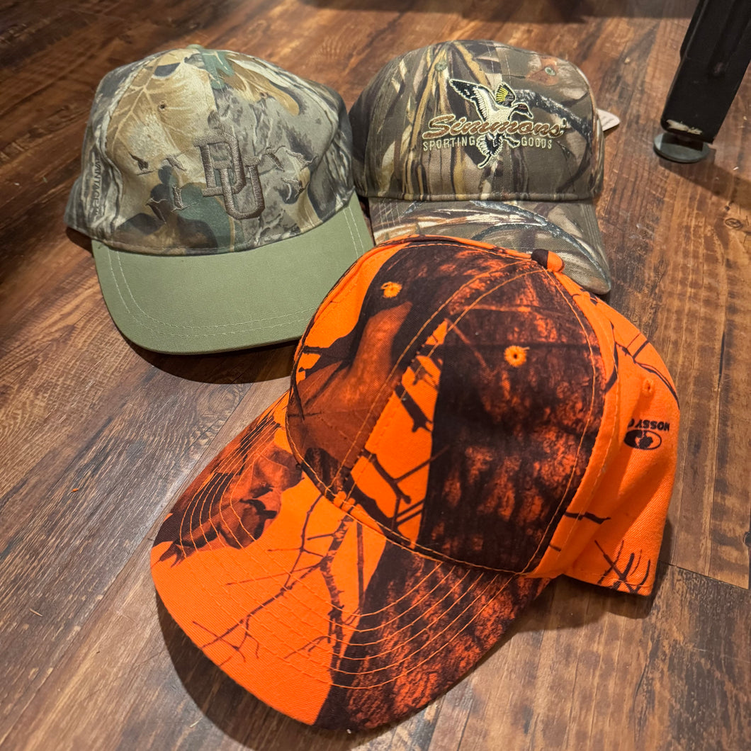 Ducks Unlimited Simmons Sporting Goods Mossy Oak Realtree Hats