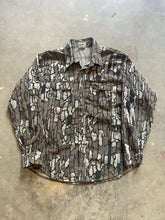Load image into Gallery viewer, 1990’s Trebark Camo Deer Embroidered Chamois Shirt (XXL)