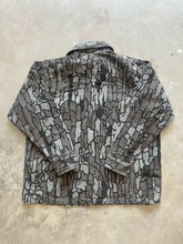 Load image into Gallery viewer, Vintage Trebark Camo Zip Up chamois Pullover (L)