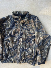 Load image into Gallery viewer, Vintage Browning Hydro Fleece Mossy Oak Treestand Camo Fleece Jacket (XL)