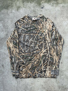 Vintage MossyOak Shadow Grass Camo Longsleeve Shirt (M Tall)