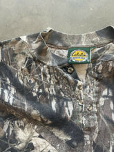 Load image into Gallery viewer, Vintage Mossy Oak Breakup Camo Henley Shirt (XL)