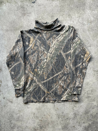 Vintage MossyOak Shadow Branch Turtle Neck (S/M)