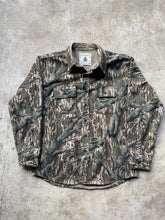 Load image into Gallery viewer, Vintage Northwest Territory Mossy Oak Treestand Camo Chamois Shirt (L)