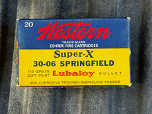 Load image into Gallery viewer, 1959 Winchester Western Super X Collectible 30-06 Box + 20 Rds