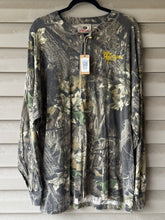 Load image into Gallery viewer, 90’s Mossy Oak Heartland Lodge Henley Shirt (XXL)