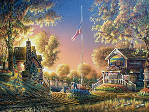 Good Evening America Terry Redlin Framed Print (24”x36”)