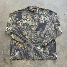 Load image into Gallery viewer, Vintage Mossy Oak Breakup Camo Mock Neck Shirt (2XL)