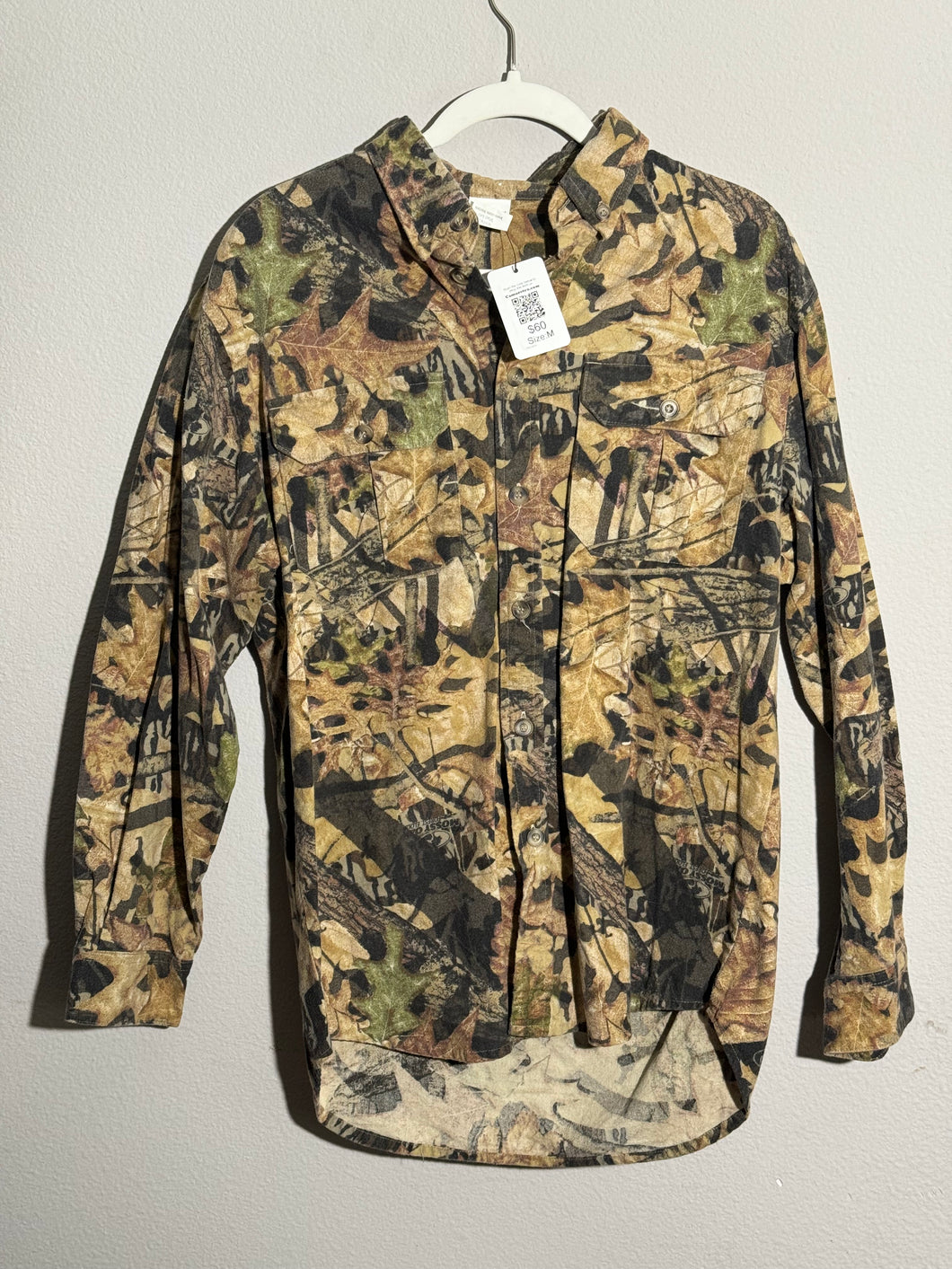 00’s Mossy Oak Forrest Floor Shirt (M)