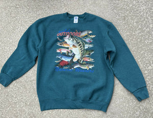 Large Wild Outdoors Natural Outdoors Fishing Fisherman sweatshirt