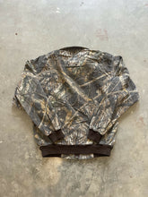 Load image into Gallery viewer, Vintage Cabela’s Mossy Oak Shadow Branch Camo Bomber Jacket (L)