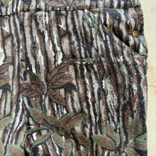 Load image into Gallery viewer, Vintage Cabela’s Realtree Camo Wool Overalls (M)
