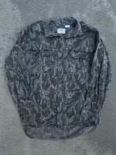 Load image into Gallery viewer, Vintage Mossy Oak Treestand Camo Chamois Shirt | Medium (23x28) | Made in USA