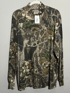 00’s Mossy Oak Break-Up Mock Turtleneck (XL)