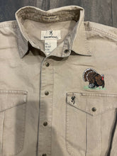 Load image into Gallery viewer, Vintage Turkey Embroidered Browning Shirt (L)