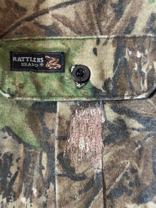 90’s Rattlers Brand Realtree Chamois Shirt (L) 🇺🇸