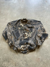 Load image into Gallery viewer, Vintage Mossy Oak Breakup Camo Bomber Jacket (XL)