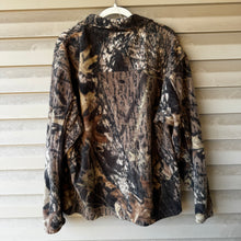 Load image into Gallery viewer, 00’s Mossy Oak Breakup Fleece Jacket (L)