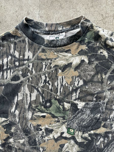 Vintage MossyOak Breakup Camo Pocket T-Shirt (M/L)