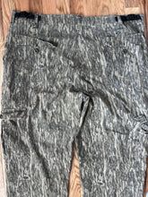 Load image into Gallery viewer, Mossy oak bottomland camo hunting pants made in USA vintage 80s 90s men’s size XL Tall