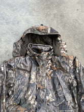 Load image into Gallery viewer, Vintage Browning MossyOak Breakup Camo Hydro Suede Gore-Tex Jacket (M)