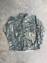 Load image into Gallery viewer, Vintage MossyOak Treestand Camo Browning Button-Up Shirt(L)