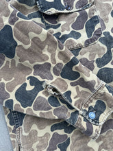 Load image into Gallery viewer, Vintage Distressed Woolrich Duck Camo Chamios (XXL)