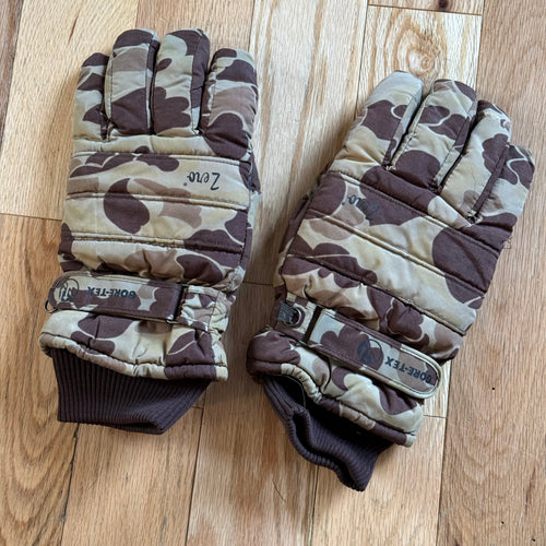 80’s Gore-Tex Old School Camo Gloves (L) 🇺🇸