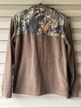 Load image into Gallery viewer, 00’s Bear Creek Mossy Oak Breakup Fleece Jacket (M)