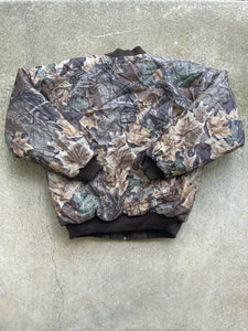 Vintage Realtree Advantage Puffy Bomber Jacket (L/XL)