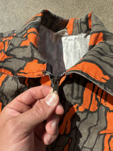 Load image into Gallery viewer, Vintage Hunters Orange Treebark Camo Button-Up (XL)